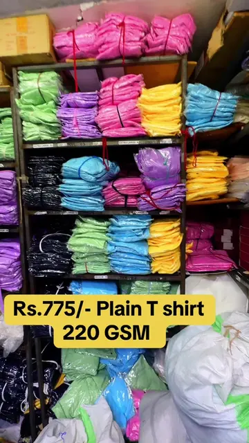 Plain t shirt Now Rs.775/- 220 GSM Premium Quality #plaintshirt #tshirt #printri