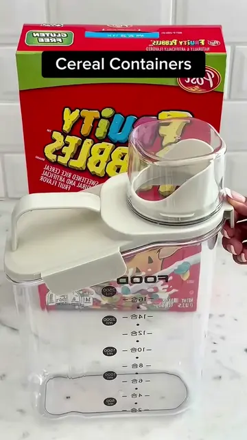 Cereal Containers, Amazon Product, "Link in Bio" 🔗  #amazonkitchenfinds #foundi