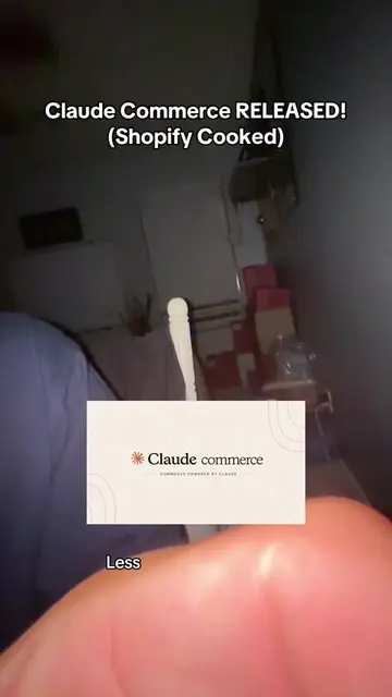 claude commerce dropped and shopify is cooked #amboras #shopify #claude #ecommer