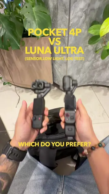 Insta360 Luna Ultra vs DJI Pocket 4P two very different pocket cameras, tested i