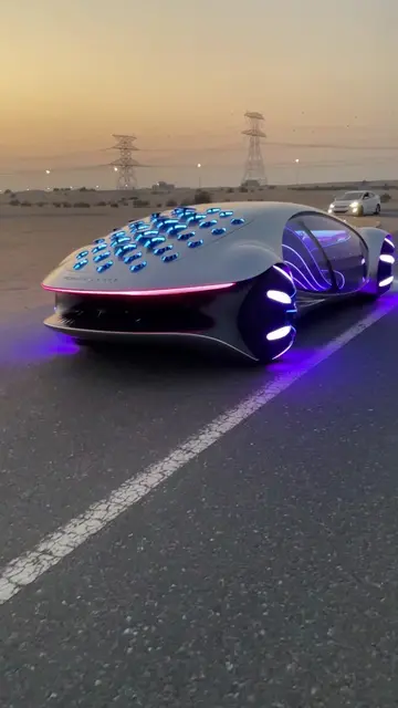 This Mercedes concept is straight from 2150! 🤯 #mercedes #concept #conceptcar #