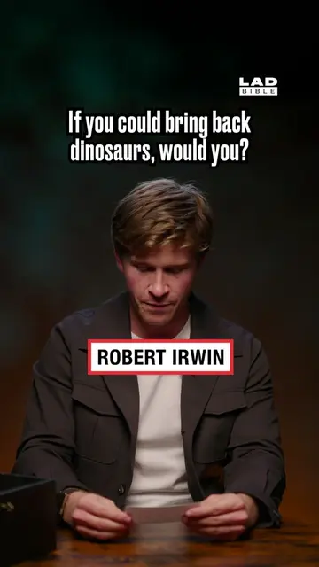 Why Robert Irwin Would Love It if Jurassic Park Was Real 🦖🦕 #dinosaur #jurassi