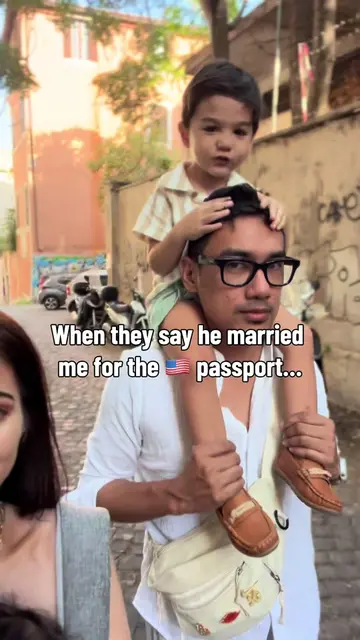 They got it wrong 😆 #american #filipino #interracialcouple #passport #fypシ 