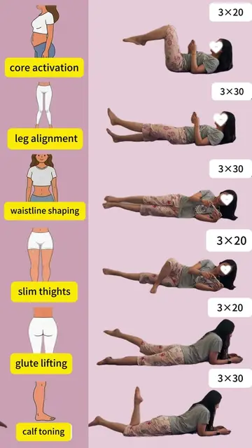 Get fit with these easy moves!#women #noequipmentworkout #fitness #homeworkout #