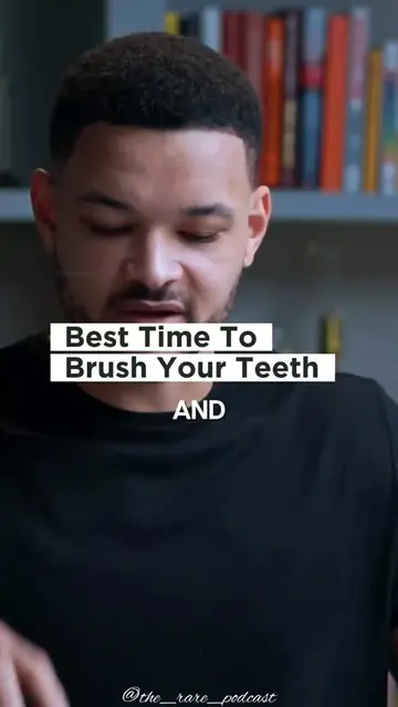 Best Time To Brush Your Teeth  . . . #podcasts #thediaryofaceo #dentaltips #teet