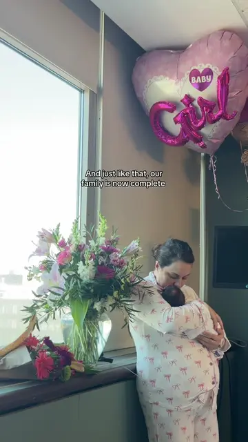 Welcome in our arms, babygirl. You are SO loved already! 🩷 #csectionmom #3rdbab