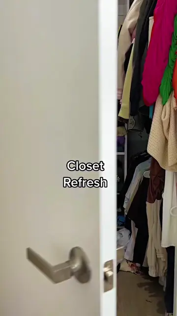 ASMR Closet Organization 👚👜🕊️ #asmr #organization #closet #closetorganization