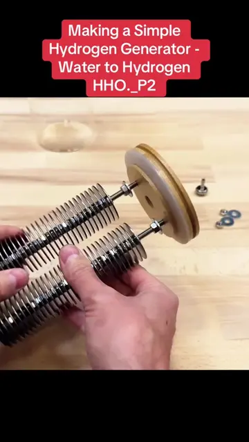 Making a Simple Hydrogen Generator - Water to Hydrogen HHO._P2#water #simple #ge