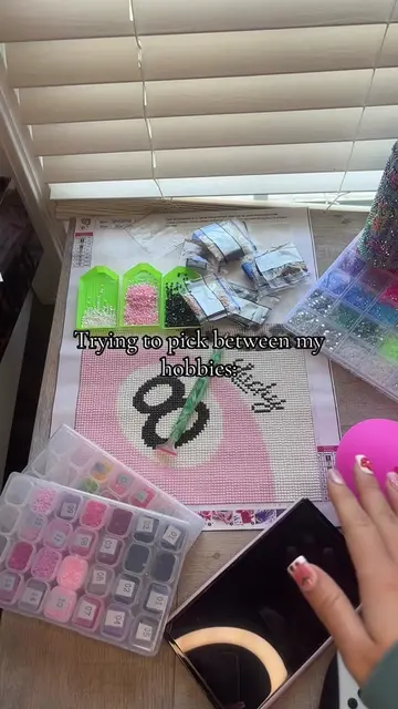 I can never decide which one💔💔 #squishy #bedazzled #dimondpainting #coloring #