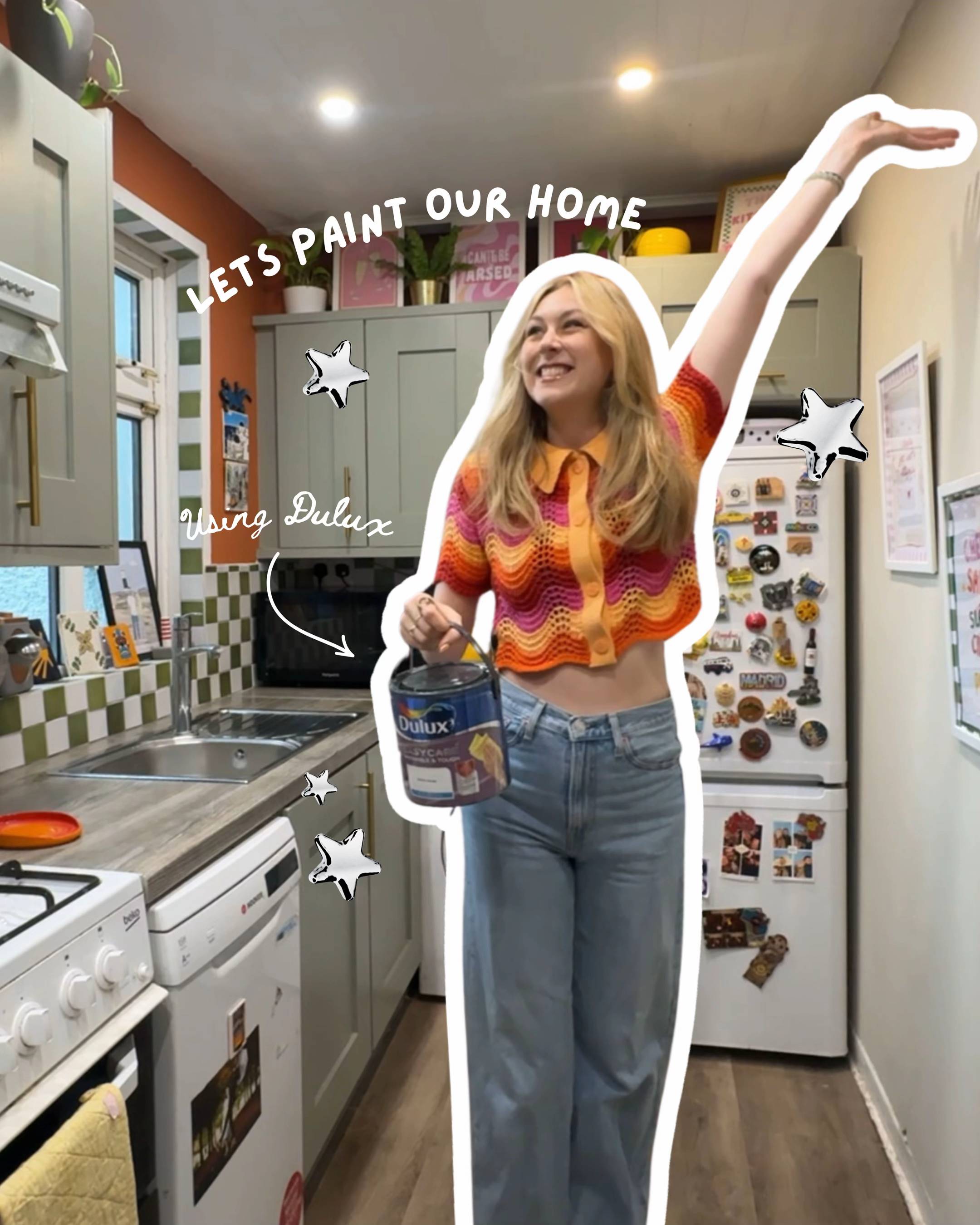 GIVING OUR TINY KITCHEN THE MAKEOVER IT DESERVES 😱 I just HAD to create a befor