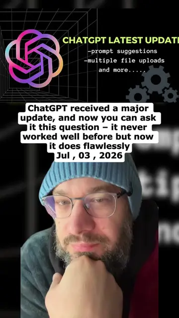 ChatGPT received a major update, and now you can ask it this question – it never