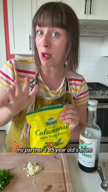 Because a lot of you asked… Scallion Calamansi Drizzle Recipe ❤️🤤 making grandm