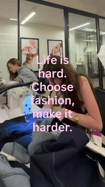 You’ll never be able to clock out again  #fashionschool #fashiondesigner 