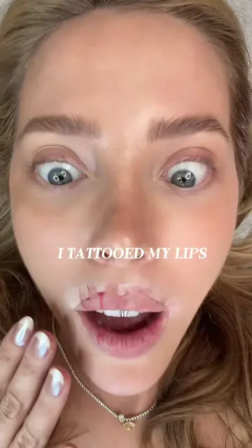 waking up with your lip on>> 🥰👄✨ thank you @REDROSESTUDIOS_ink I love it so mu