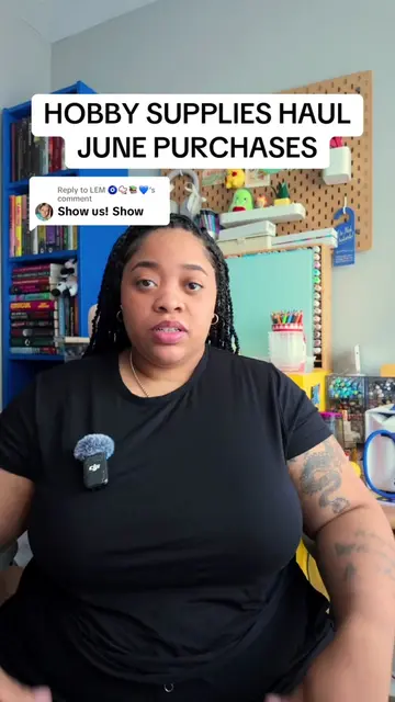 Replying to @LEM 🧿📿📚💙  Here is a haul of all of the hobby supplies I bought 
