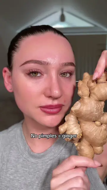 Ginger = no pimples🫚❌ #hack #skincare #homeremedy #ginger #diyskincare 