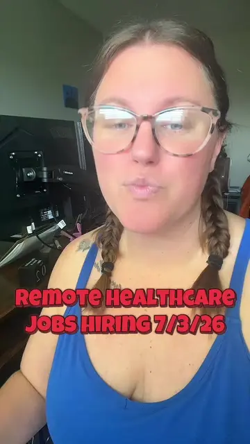 Healthcare work from home jobs hiring 7/3/26 #remotejob #remotecareer #wfhjobs #