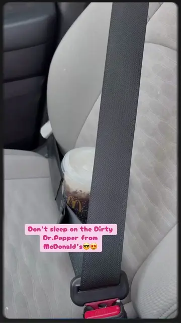 When you love the Dirty @Dr Pepper so much from McDonald’s you secure the packag