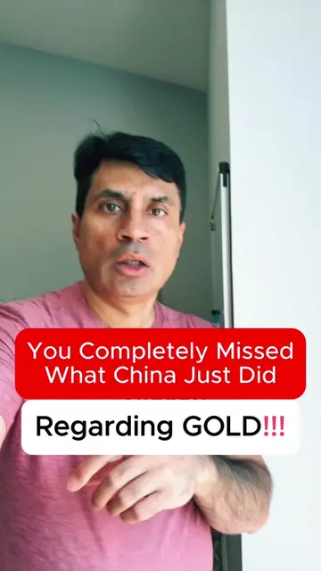 You completely missed what China just did with gold — and it may affect your fin
