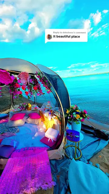 Replying to @dekoboos lease know that this can be set up anywhere.. anywhere.  p