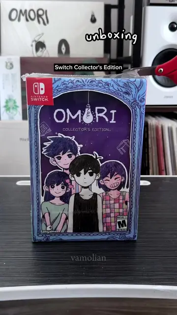 I finally got to unbox my dream OMORI Switch Collector’s Edition. The music box 