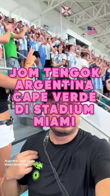 Beli ticket #worldcup and travel 23 jam ke #Miami adalah satu gamble sebab kalau