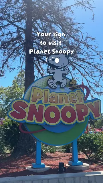 This is your sign to visit Planet Snoopy @Great America ❣️ 🐾🎇The fun attractio