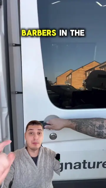 💈 Entrepreneurs are turning vans into fully equipped mobile barbershops—and cus