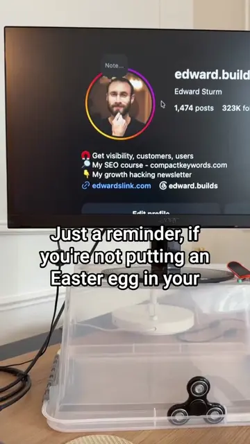 Just a reminder, if you're not putting an Easter egg in your robots.txt, what ar