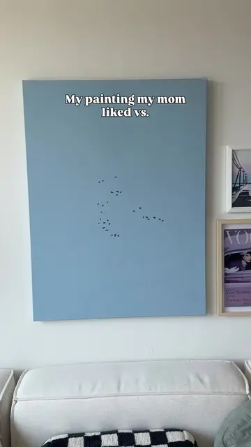 #skyart #simpleart #minimalistart #birdpaiting #migration 