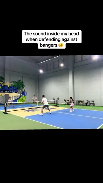 Still working on my resets hehe  #pickleball