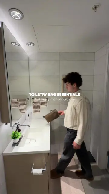 Toiletry bag esssntials that every man should own  #toiletrybag 