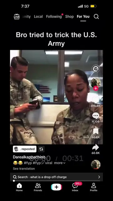 Bro said they were nothing serious too lol🤣 #usarmy #military #funny #darion 