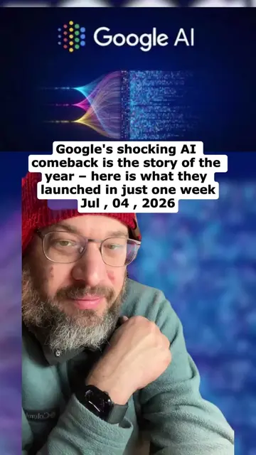 Google's shocking AI comeback is the story of the year – here is what they launc