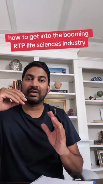 how to get into the booming RTP life sciences industry #biotech #rtp #pharma #ca
