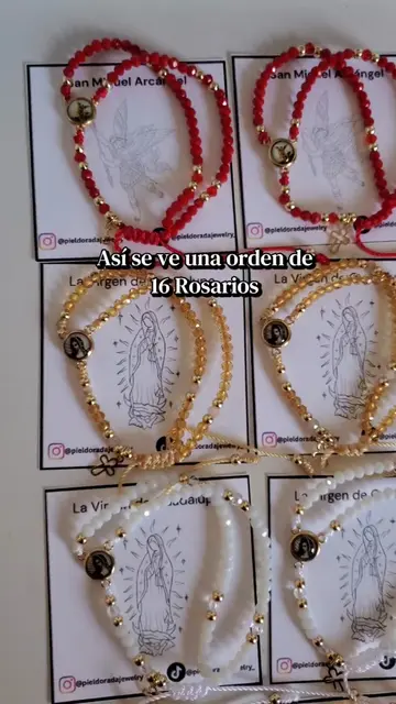 Si estas en búsqueda en recuerdos para tu próxima evento,estos bellos rosarios s