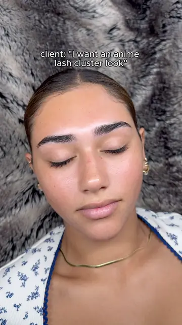 The Suki Set😍 A dimensional anime lash cluster look done in only 50 minutes!  #