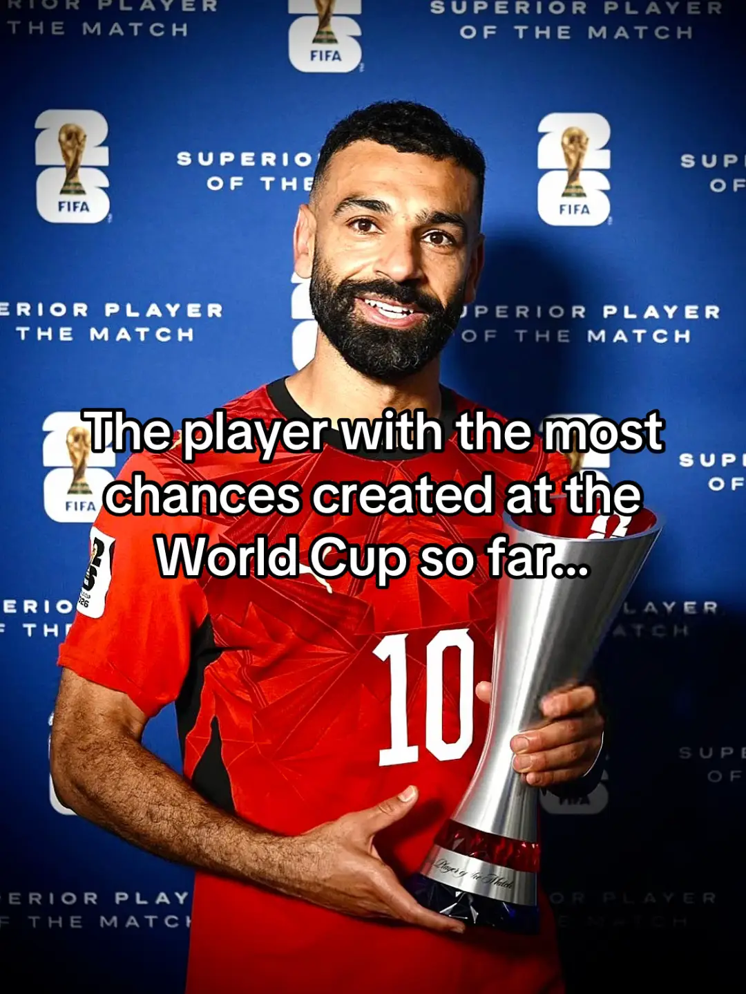 Could Salah reach 20 chances created vs Argentina in the round of 16? #salah #mo