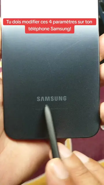 Tu dois modifier ces 4 paramètres sur ton téléphone Samsung! #battery #settings 