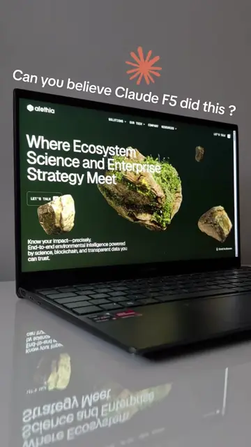 How I build with Claude 👇 Academy in bio 🔗 Those photorealistic mossy rocks fl