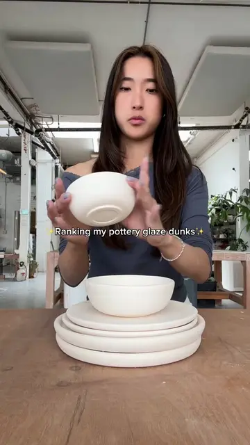 pls enjoy some more pottery glazing!! 🤌🥹 i think…im getting better lol #potter