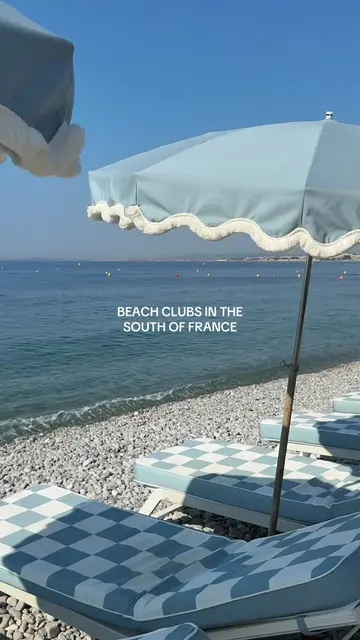 Things to know about the beach clubs in the South of France: 🦋 You pay for a da