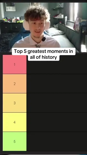 Top 5 greatest moments in all of history #moments #greatest #ranking #foryoupage