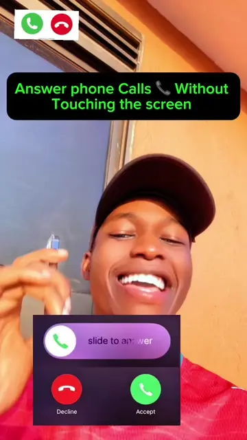 Hidden phone trick on how to answer phone calls without touching the screen #cal
