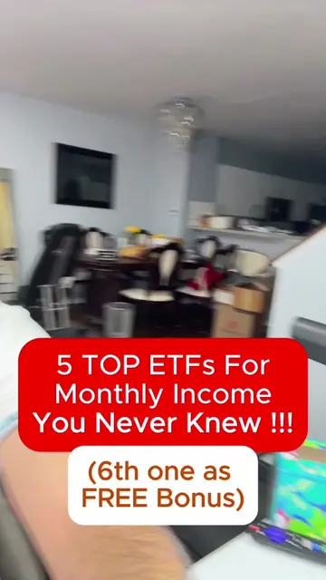 5 ETFs for serious monthly income. 6th one as bonus for YOU.