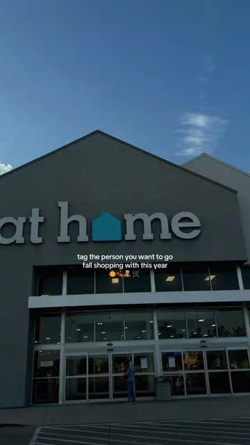 Who’s your favorite person to go fall shopping with? 🍂🎃🧸  👻 @At Home   #cozy