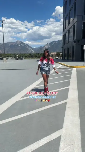 Little 4th of July outfit, Monster Jam style 😉🇺🇸  #4thofjulyoutfit #monsterja