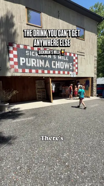 Most people driving past this place have no idea what’s inside 🧃 Sickman’s Mill