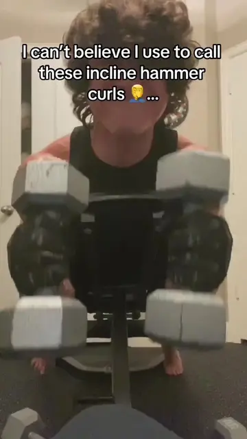 I can't believe I used to call these incline hammer curls 🤦 