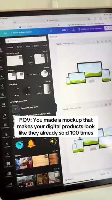 The right mockup can make your Etsy listings, Canva templates, printables, plann